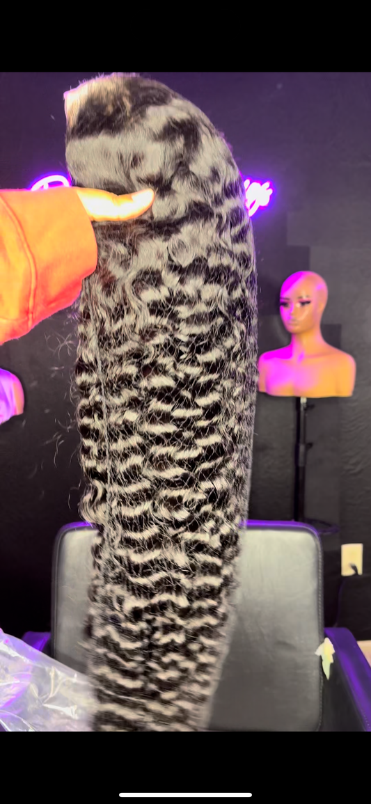 Exotic Curly 13x4 30in 250% virgin